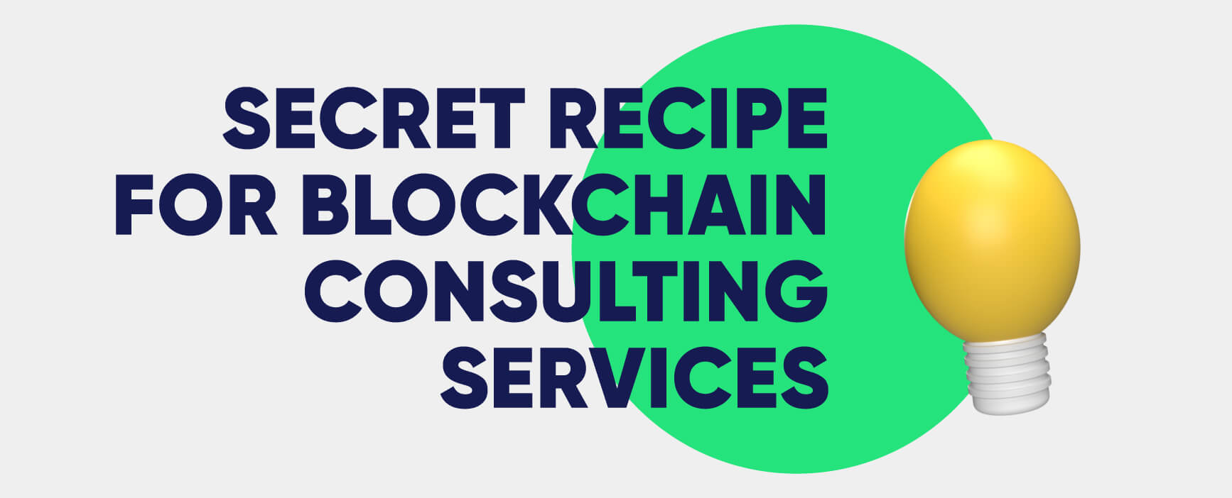 BLOCKCHAIN CONSULTING SERVICES